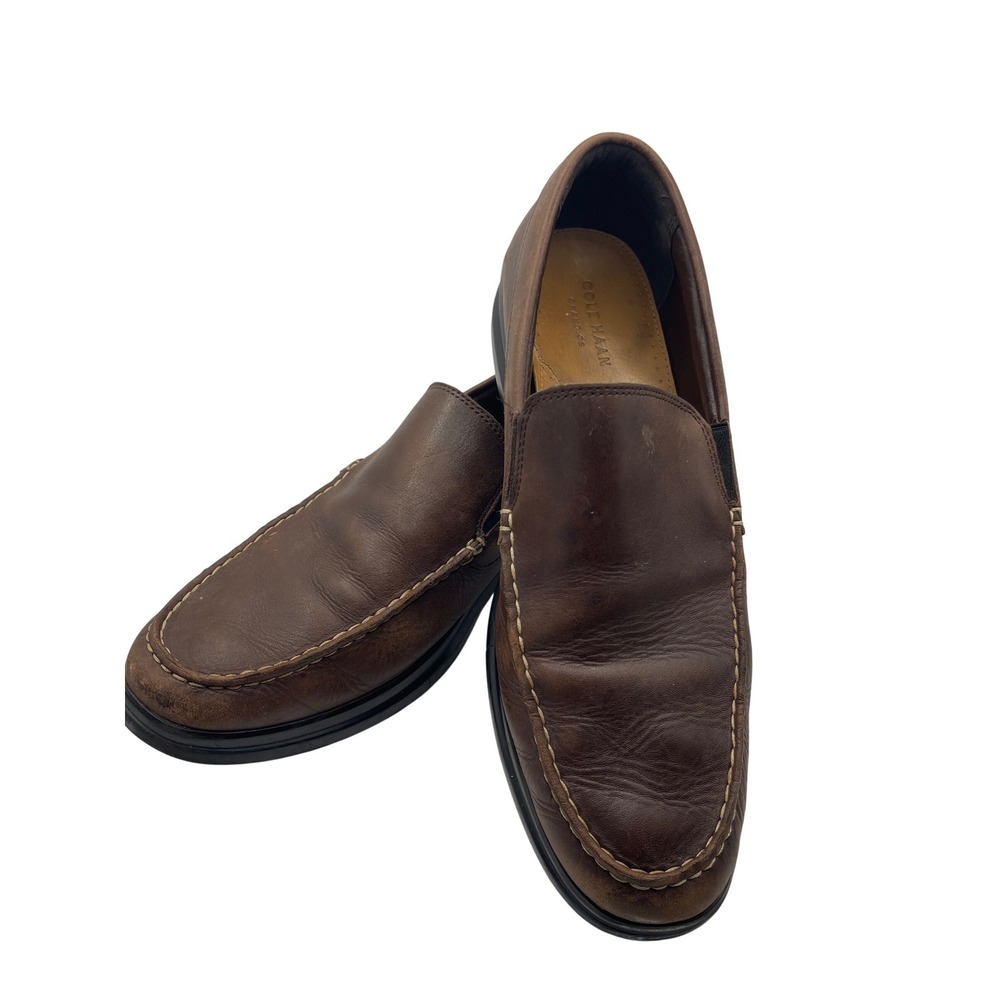 Cole Haan Leather Loafers C25937 Grand OS Comfort Dress Shoes Brown Size‎ 14